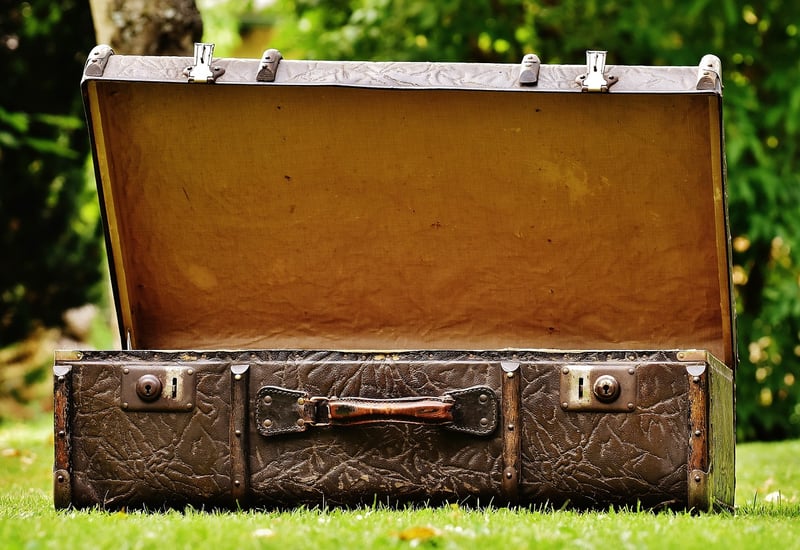 Vintage Suitcase Shelf